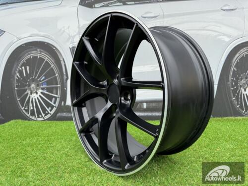 Ratlankis BBS FI-R Style R19X8.5J 5X108 ET38 63.3 Satin Black with Diamond Cut Lip