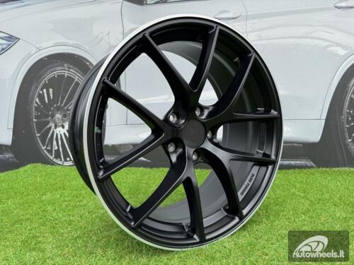 Ratlankis BBS FI-R Style R19X8.5J 5X108 ET38 63.3 Satin Black with Diamond Cut Lip
