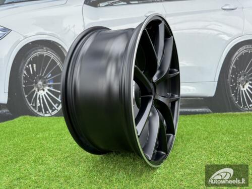 Ratlankis BBS FI-R Style R19X8.5J 5X108 ET38 63.3 Satin Black with Diamond Cut Lip