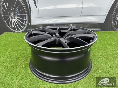 Ratlankis BBS FI-R Style R19X8.5J 5X108 ET38 63.3 Satin Black with Diamond Cut Lip