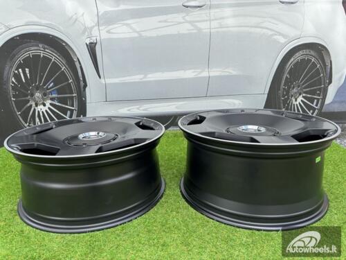Ratlankis Mercedes AMG Monoblock Style R20X9.5J 5X112 ET42 66.6 Satin Black with Milled Lip