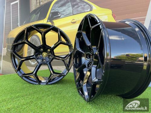 Ratlankis Lamborghini Urus Y Spoke Style R23X10J 5X130 ET20 71.6 Gloss Black