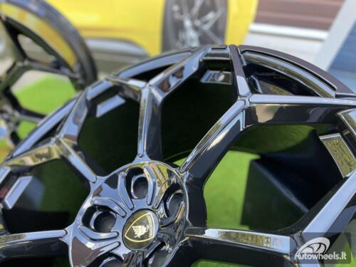 Ratlankis Lamborghini Urus Y Spoke Style R23X10J 5X130 ET20 71.6 Gloss Black
