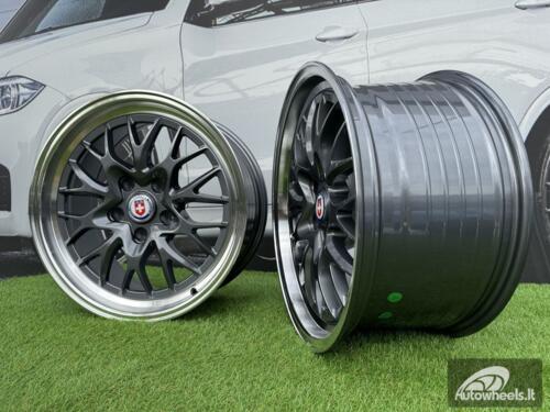 Ratlankis R18x9  5X120  ET  20  74.1  A1408  Gun Metal+Polished Lip (GMPL)  For RACIN  (P)  (HRE Performance Style (Front+Rear))