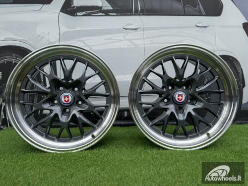 Ratlankis R18x9  5X120  ET  30  72.6  A1408  Gun Metal+Polished Lip (GMPL)  For RACIN  (P)  (HRE Performance Style (Front+Rear))