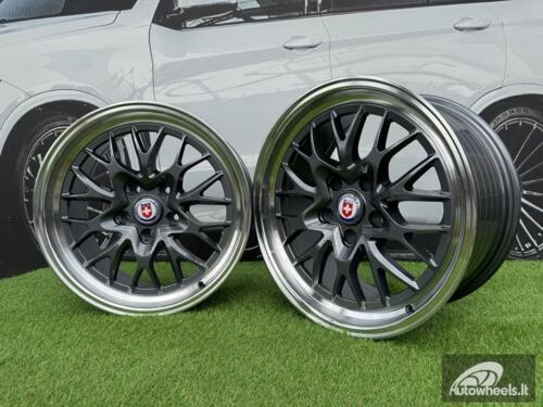 Ratlankis R18x9  5X120  ET  30  72.6  A1408  Gun Metal+Polished Lip (GMPL)  For RACIN  (P)  (HRE Performance Style (Front+Rear))