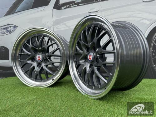 Ratlankis R18x9  5X120  ET  30  72.6  A1408  Gun Metal+Polished Lip (GMPL)  For RACIN  (P)  (HRE Performance Style (Front+Rear))