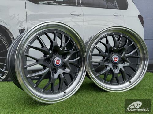 Ratlankis R18x9  5X120  ET  30  72.6  A1408  Gun Metal+Polished Lip (GMPL)  For RACIN  (P)  (HRE Performance Style (Front+Rear))