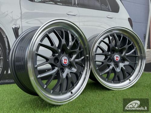 Ratlankis R18x9  5X120  ET  30  72.6  A1408  Gun Metal+Polished Lip (GMPL)  For RACIN  (P)  (HRE Performance Style (Front+Rear))