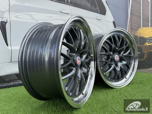 Ratlankis R18x9  5X120  ET  30  72.6  A1408  Gun Metal+Polished Lip (GMPL)  For RACIN  (P)  (HRE Performance Style (Front+Rear))