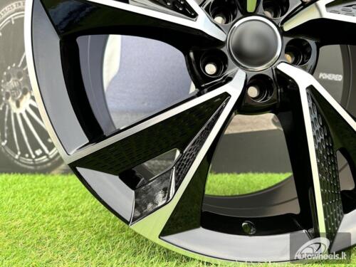 Ratlankis R19x8.5  5X112  ET  35  66.5  B1566  (FBX008)  Black Polished (MB)  For AUD  (Z6+Z3)  (HYBRID FORGED)