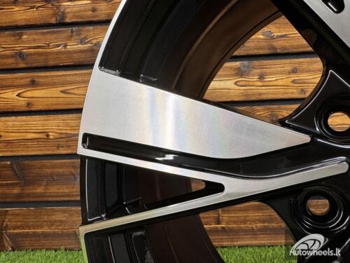 Ratlankis R18x8  5X112  ET  45  57.1  B1988  (3S1299)  Black Polished (MB)  For VW  (K4)  (HYBRID FORGED )