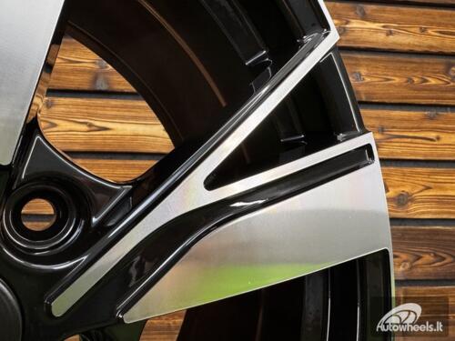 Ratlankis R18x8  5X112  ET  45  57.1  B1988  (3S1299)  Black Polished (MB)  For VW  (K4)  (HYBRID FORGED )