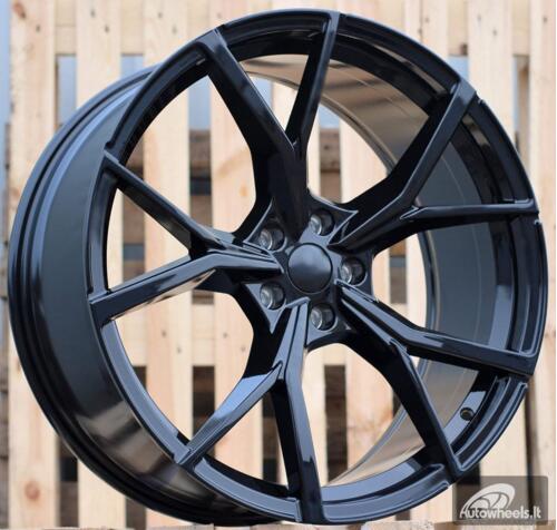 Ratlankis R18x8  5X112  ET  41  57.1  B5801  (FBX256)  Black (BL)  For VW  (Z6)  (HYBRID FORGED)
