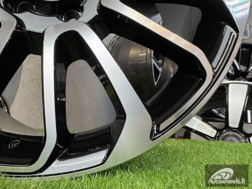 Ratlankis R22x9.5  5X120  ET  45  72.6  BY959  (FBX196)  Black Polished (MB)  For LAND  (Z6)  (HYBRID FORGED)