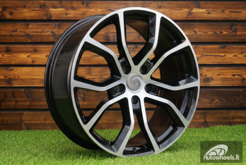 Ratlankis R21x9.5  5X130  ET  46  71.6  B5362  Black Polished (MB)  For PORCH  (K4)  (Rear+Front)