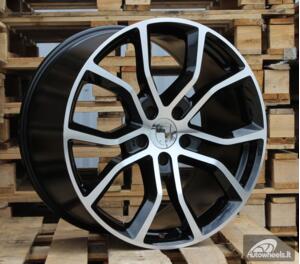 Ratlankis R21x9.5  5X130  ET  46  71.6  B5362  Black Polished (MB)  For PORCH  (K4)  (Rear+Front)