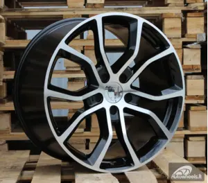 Ratlankis R21x9.5  5X130  ET  46  71.6  B5362  Black Polished (MB)  For PORCH  (K4)  (Rear+Front)