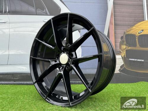 Ratlankis R20x8.5  5X120  ET  35  72.6  HE761  (FBX124)  Black (BL)  For BMW  (Z6+Z7)  (HYBRID FORGED (Front+Rear))