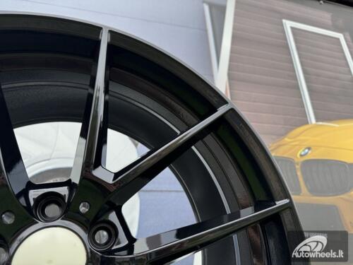 Ratlankis R20x8.5  5X120  ET  35  72.6  HE761  (FBX124)  Black (BL)  For BMW  (Z6+Z7)  (HYBRID FORGED (Front+Rear))