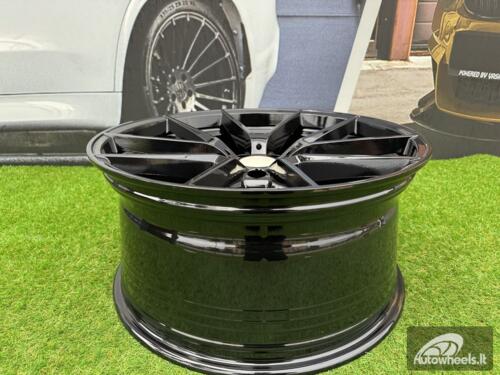 Ratlankis R20x8.5  5X120  ET  35  72.6  HE761  (FBX124)  Black (BL)  For BMW  (Z6+Z7)  (HYBRID FORGED (Front+Rear))