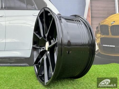Ratlankis R20x9.5  5X120  ET  40  72.6  HE761  (FBX124)  Black (BL)  For BMW  (Z6+Z7)  (HYBRID FORGED (Front+Rear))