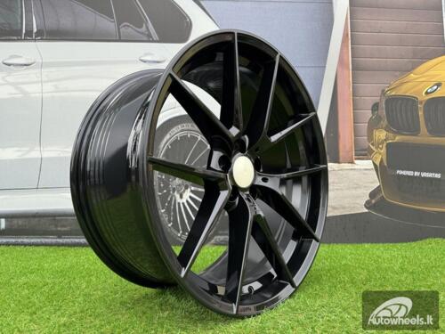 Ratlankis R20x9.5  5X120  ET  40  72.6  HE761  (FBX124)  Black (BL)  For BMW  (Z6+Z7)  (HYBRID FORGED (Front+Rear))