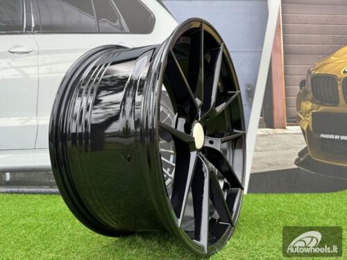 Ratlankis R20x9.5  5X120  ET  40  72.6  HE761  (FBX124)  Black (BL)  For BMW  (Z6+Z7)  (HYBRID FORGED (Front+Rear))