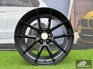 Ratlankis R20x9.5  5X120  ET  40  72.6  HE761  (FBX124)  Black (BL)  For BMW  (Z6+Z7)  (HYBRID FORGED (Front+Rear))