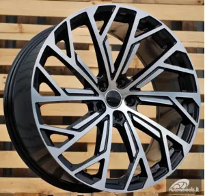 Ratlankis R20x9  5X112  ET  35  66.5  I0337  (FBX169)  Black Polished (MB)  For AUD  (Z6)  (HYBRID FORGED)