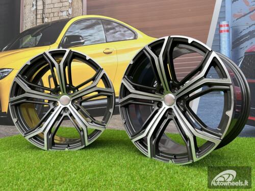 Ratlankis R21x9  5X114.3  ET  35  67.1  BFMS3  (FB0285)  Grey Polished (MG)  For MASER  (K7)  (FORGED Maserati (Rear+Front))