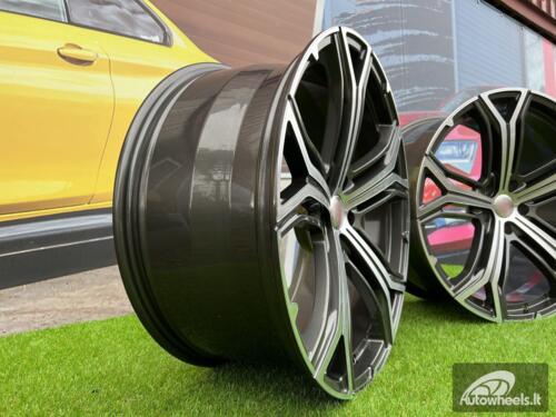 Ratlankis R21x9  5X114.3  ET  35  67.1  BFMS3  (FB0285)  Grey Polished (MG)  For MASER  (K7)  (FORGED Maserati (Rear+Front))