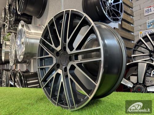 Ratlankis R21x9.5  5X130  ET  46  71.5  FB0010J  Grey Polished (MG)  For PORCH  (K7)  (FORGED (Rear+Front))