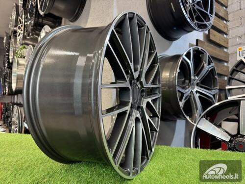 Ratlankis R21x11  5X130  ET  58  71.5  FB0010J  Grey Polished (MG)  For PORCH  (K7)  (FORGED (Rear+Front))