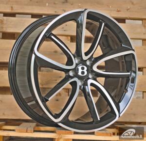 Ratlankis R21x9.5  5X112  ET  41  57.1  FB0493  Black Polished (MB)  For BENTL  (K7)  (FORGED)