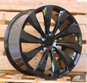 Ratlankis R22x11  5X130  ET  60  71.6  FB0545  Black (BL)  For PORCH  (K7)  (FORGED (Rear+Front))