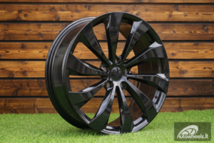 Ratlankis R22x11  5X130  ET  60  71.6  FB0545  Black (BL)  For PORCH  (K7)  (FORGED (Rear+Front))