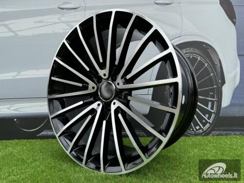 Ratlankis R21x10  5X112  ET  35  66.56  FB0566P  Black Polished (MB)  For MER  (K7)  (FORGED (Rear+Front))