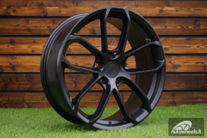 Ratlankis R21x9.5  5X130  ET  46  71.6  FB0714J  Black Matt (BM)  For PORCH  (K7)  (FORGED (Rear+Front))