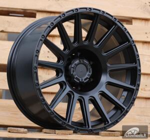 Ratlankis R18x9  6X139.7  ET  12  106.1  FBX026  Black Half Matt (BLHM)  For 4X4  (Z6)  (HYBRID FORGED)