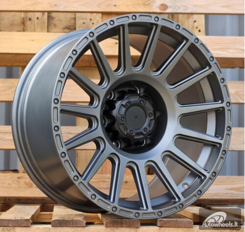 Ratlankis R17x9  6X139.7  ET  0  106.1  FBX026  Gun Metal Half Matt (GMHM)  For 4X4  (Z6)  (HYBRID FORGED)