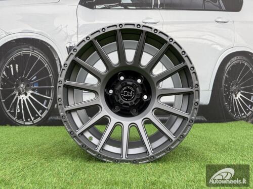 Ratlankis R17x9  6X139.7  ET  0  106.1  FBX026  Gun Metal Half Matt (GMHM)  For 4X4  (Z6)  (HYBRID FORGED)