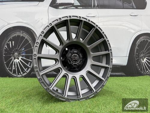 Ratlankis R17x9  6X139.7  ET  0  106.1  FBX026  Gun Metal Half Matt (GMHM)  For 4X4  (Z6)  (HYBRID FORGED)