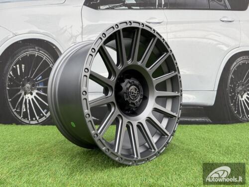 Ratlankis R17x9  6X139.7  ET  0  106.1  FBX026  Gun Metal Half Matt (GMHM)  For 4X4  (Z6)  (HYBRID FORGED)
