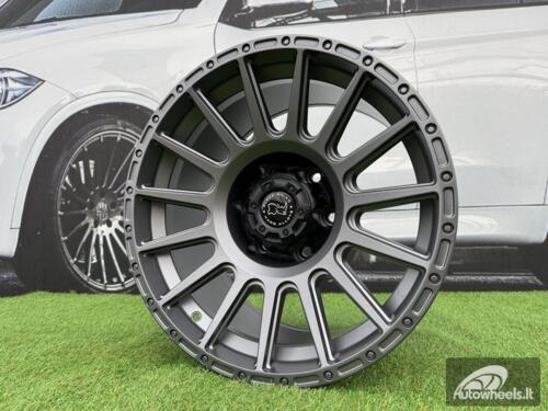 Ratlankis R17x9  6X139.7  ET  0  106.1  FBX026  Gun Metal Half Matt (GMHM)  For 4X4  (Z6)  (HYBRID FORGED)