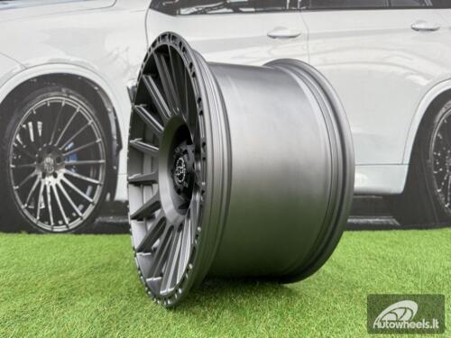 Ratlankis R17x9  6X139.7  ET  0  106.1  FBX026  Gun Metal Half Matt (GMHM)  For 4X4  (Z6)  (HYBRID FORGED)