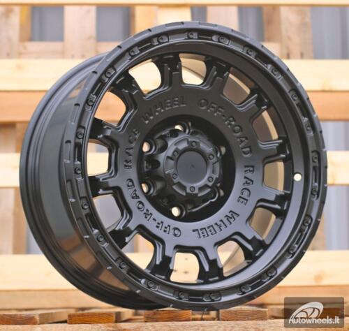 Ratlankis R17x8.5  6X139.7  ET  12  106.1  FBX034  Black Half Matt (BLHM)  For 4X4  (Z6)  (HYBRID FORGED)