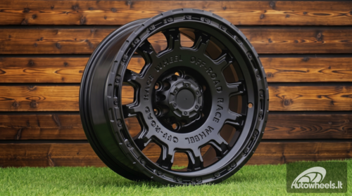 Ratlankis R17x8.5  6X139.7  ET  12  106.1  FBX034  Black Half Matt (BLHM)  For 4X4  (Z6+P2)  (HYBRID FORGED)