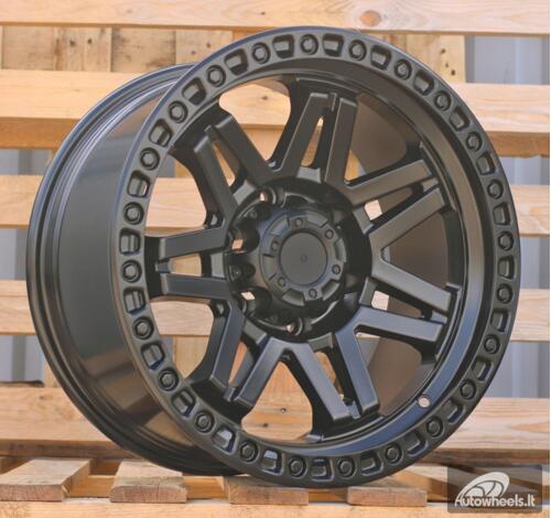 Ratlankis R17x9  6X139.7  ET  0  110.1  FBX053  Black Half Matt (BLHM)  For 4X4  (Z6)  (HYBRID FORGED)