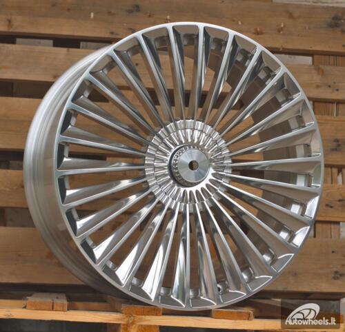 Ratlankis R21x10  5X112  ET  38  66.6  TX036  Full Polished (FPL)  For MER  (K7)  (FORGED (Rear+Front))